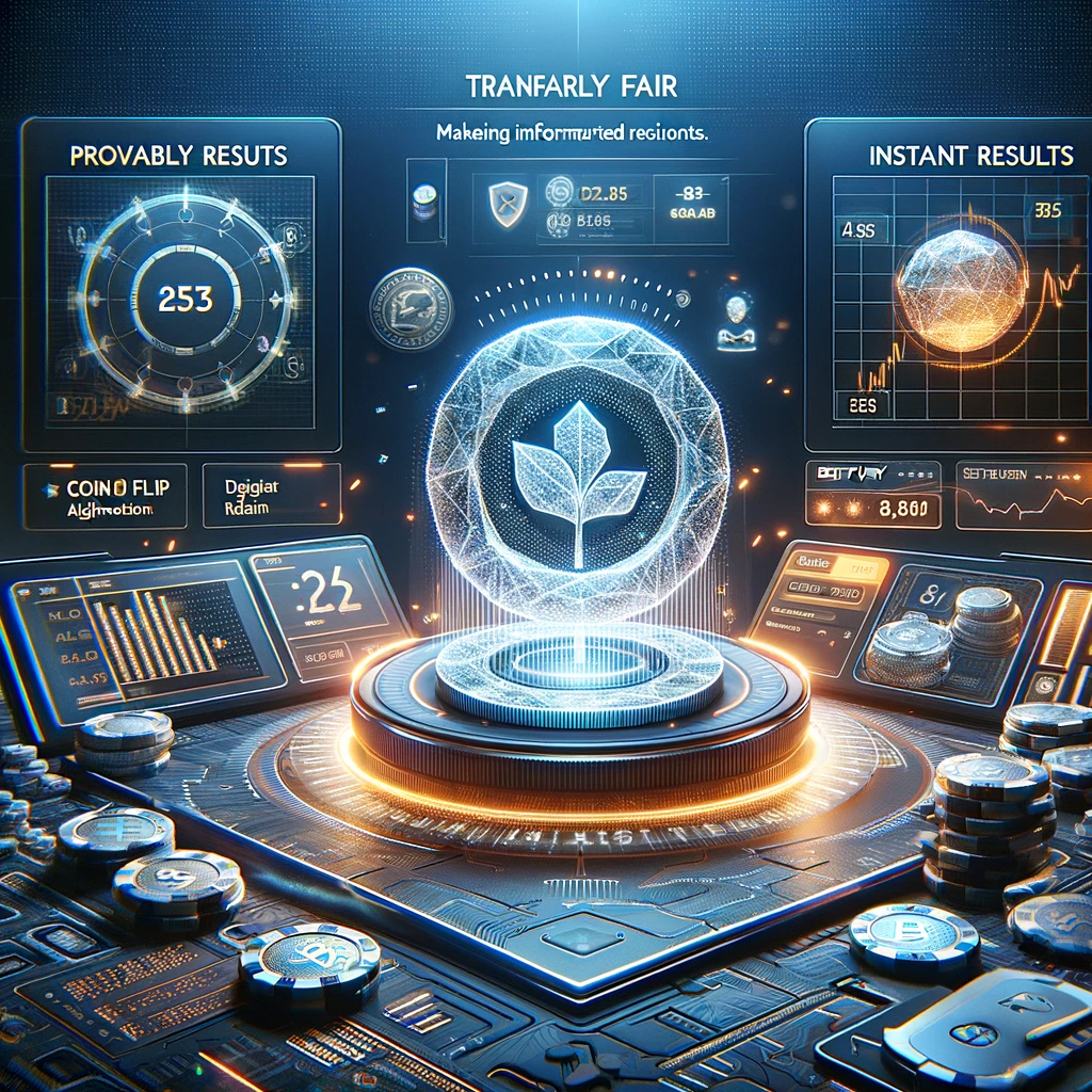 Provably Fair System: Verify each bet to ensure fairness and transparency.
Instant Results: Quick gameplay allows for rapid succession of games.
User-Friendly Interface: BetFury's sleek design makes playing CoinFlip an enjoyable experience.