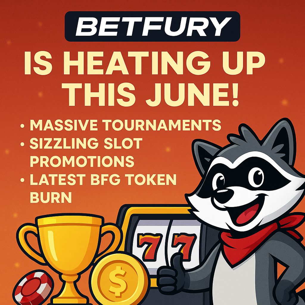 BetFury June 2025 promotions including Turbo Wins Tournament and Drops Frenzy Fest